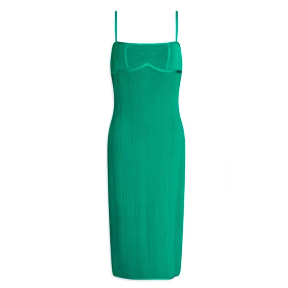 Herve Leger Dresses & Skirts - HERVÉ LÉGER - New with tag - Size XS - Emerald ribbed bandage dress
